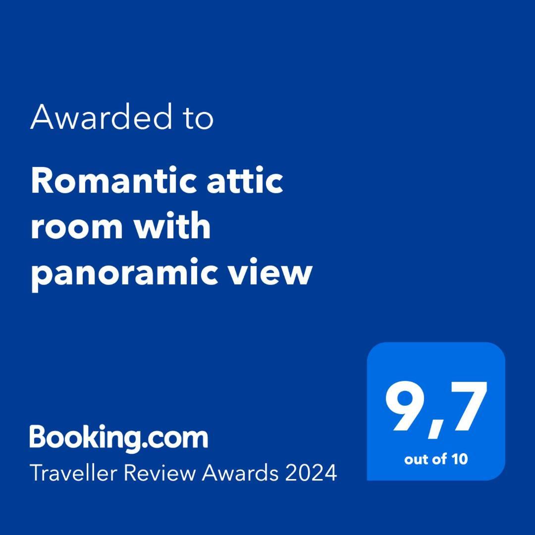 Romantic Attic Room With Panoramic View Bologna Exterior photo